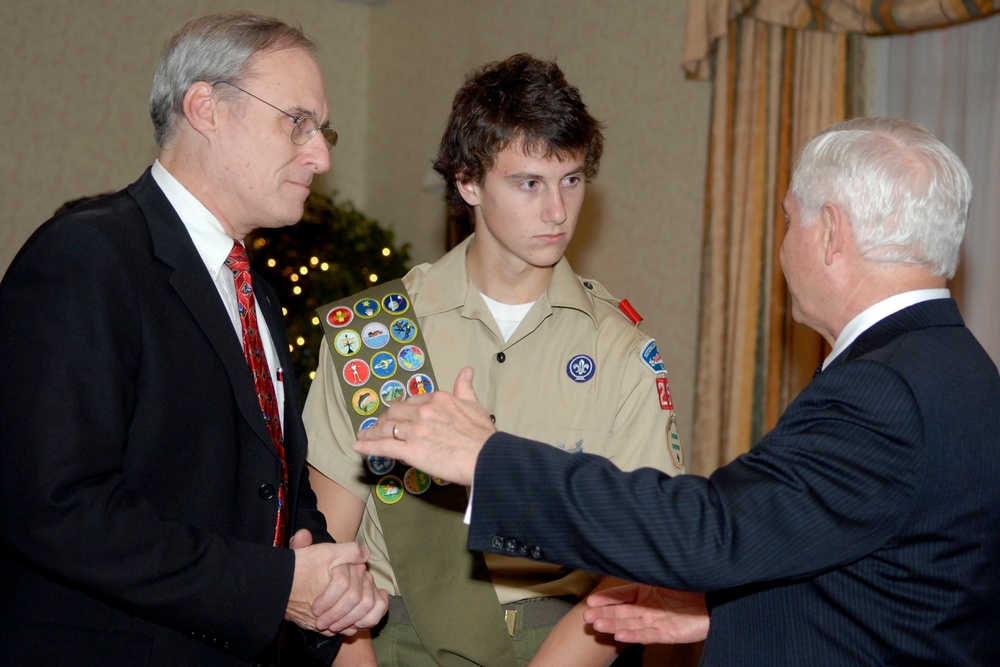 Gates Earns Prestigious Boy Scouts of America Honor