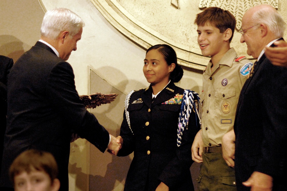 Gates Earns Prestigious Boy Scouts of America Honor