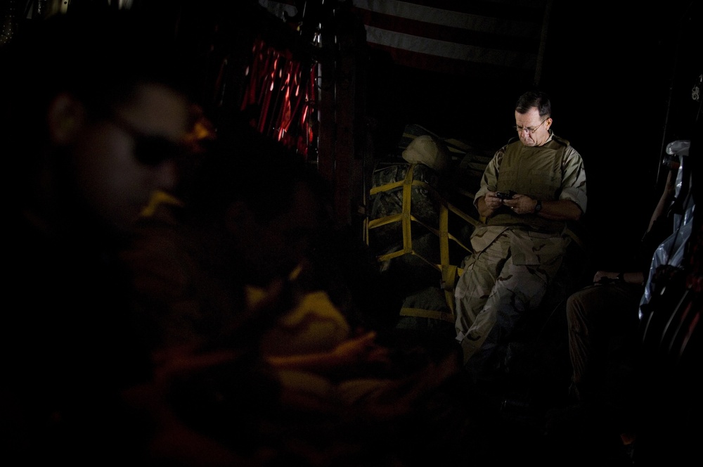 Chairman of the Joint Chiefs of Staff Visits Central Command Area of Operat