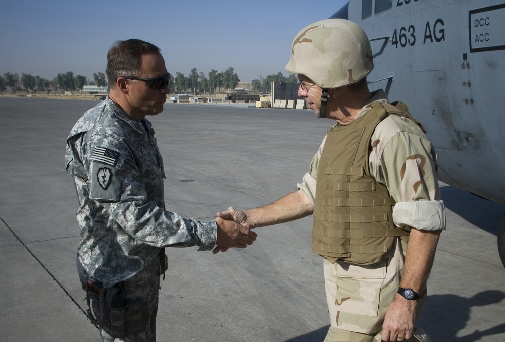 Chairman of the Joint Chiefs of Staff Visits Central Command Area of Operat