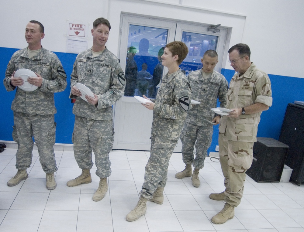 Chairman of the Joint Chiefs of Staff Visits Central Command Area of Operat