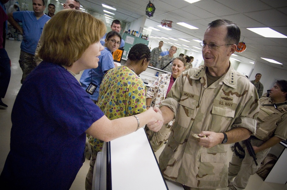 Chairman of the Joint Chiefs of Staff Visits Central Command Area of Operat