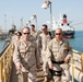 Vice Admiral Cosgriff, Commodore du Toit Visit Iraqi Oil Platforms