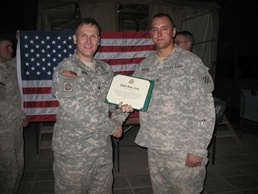 1-15 Inf. Regt. Soldier re-enlists after stop-loss