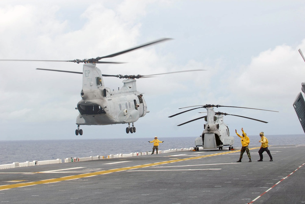 Amphibious Assault Ship USS Essex Operations