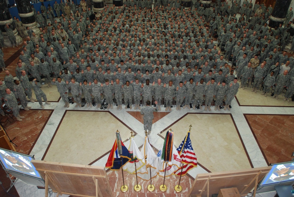 War, re-enlistment, and a birthday