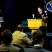 Chairman of the Joint Chiefs of Staff, U.S. Navy Adm. Mike Mullen addresses