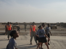 Father and son reunite at FOB Hammer