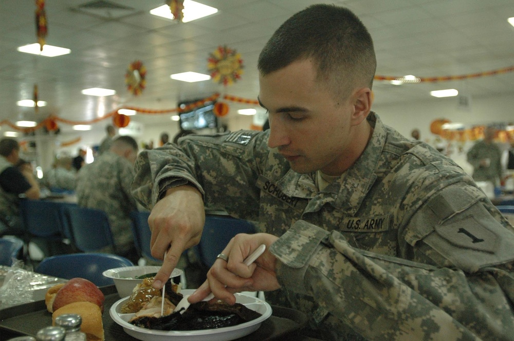Thanksgiving at Forward Operating Base Falcon