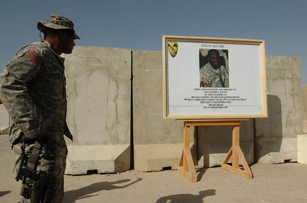 Fallen Soldier honored during dedication ceremony