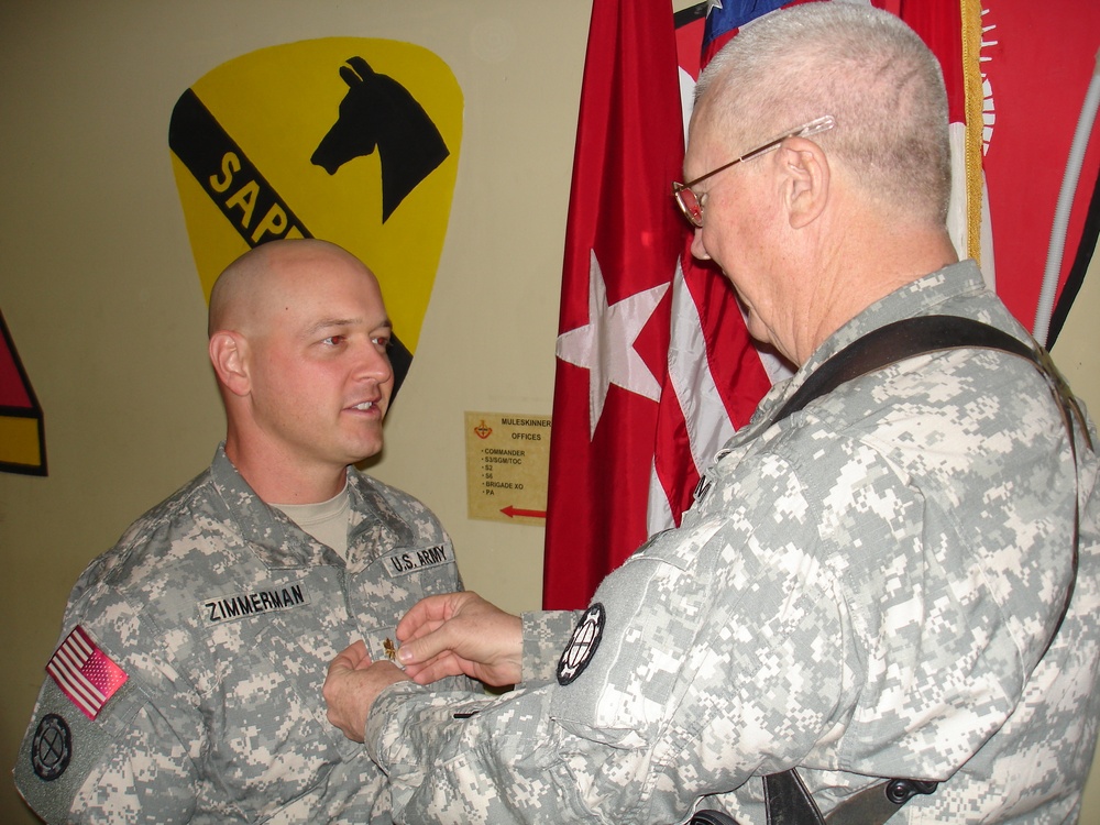 35th Engineer Brigade Soldier promoted
