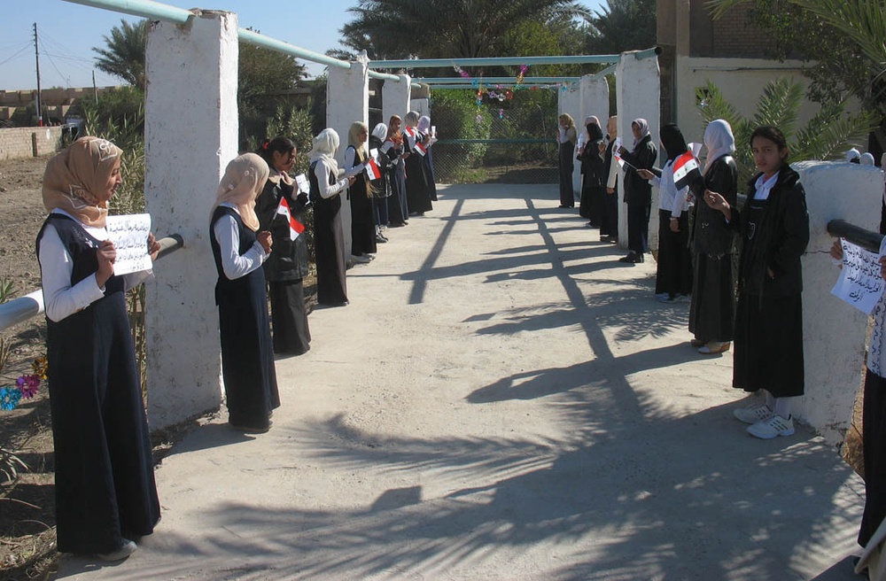 School in Session: Troops visit two southern Baghdad schools