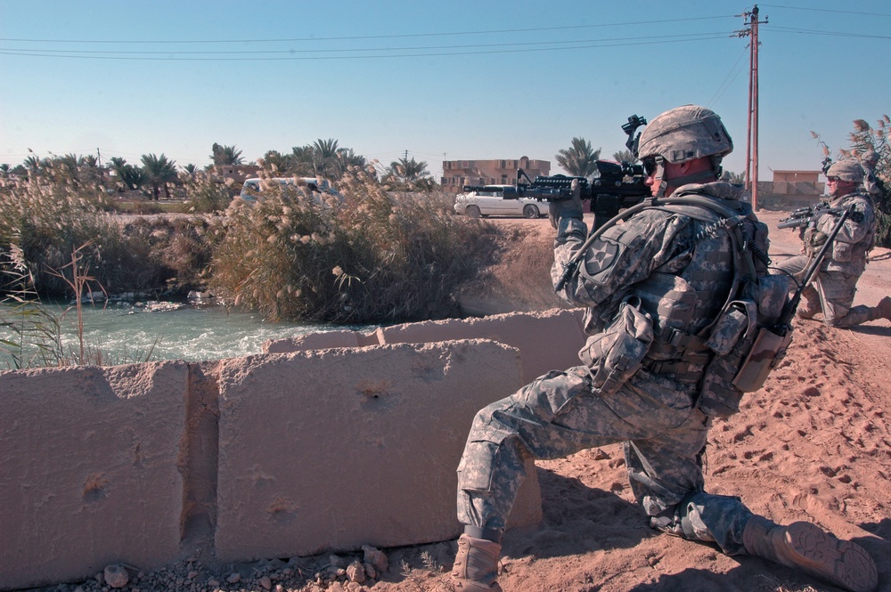 CSM Blackwood Visits 4th Stryker Brigade's Area of Operations