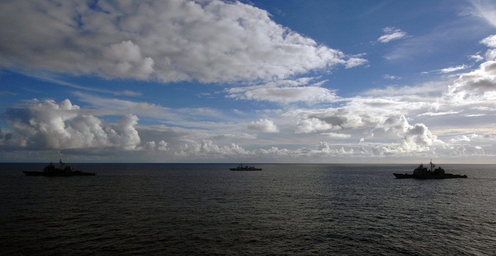 USS Harry S. Truman Maneuvering Exercise
