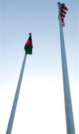 Flag-raising marks culmination of Airman's dream