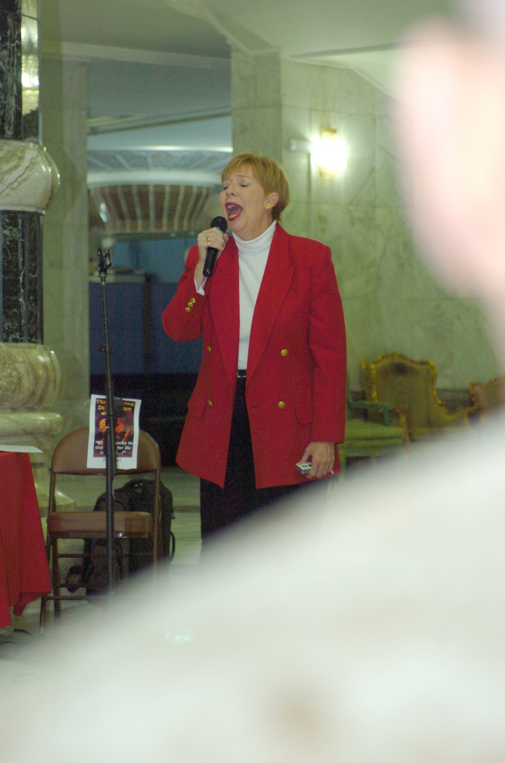 Thanksgiving Service Features Wounded Vet