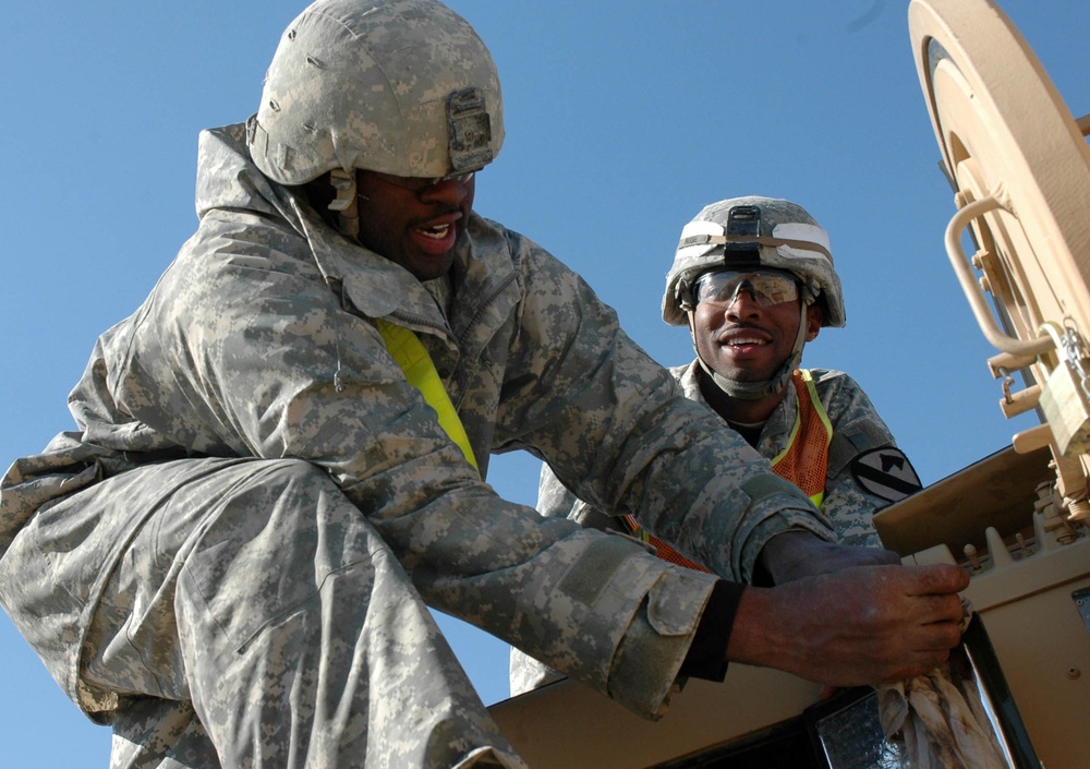 Wash rack operations signify redeployment for Grey Wolf