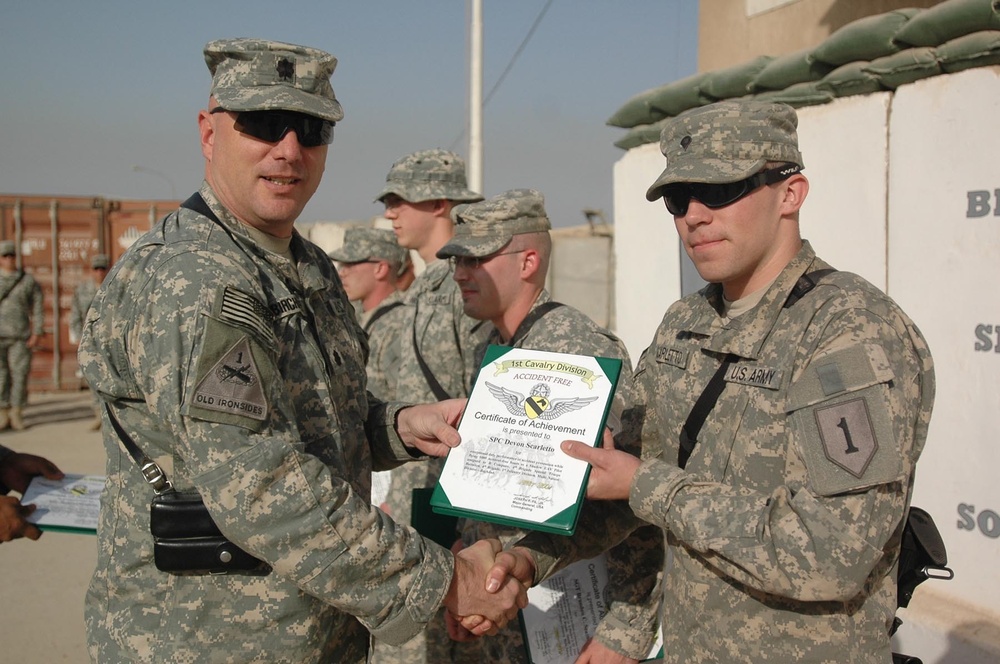 Dragons' Wingmen: UAV Platoon honored for accident-free milestone