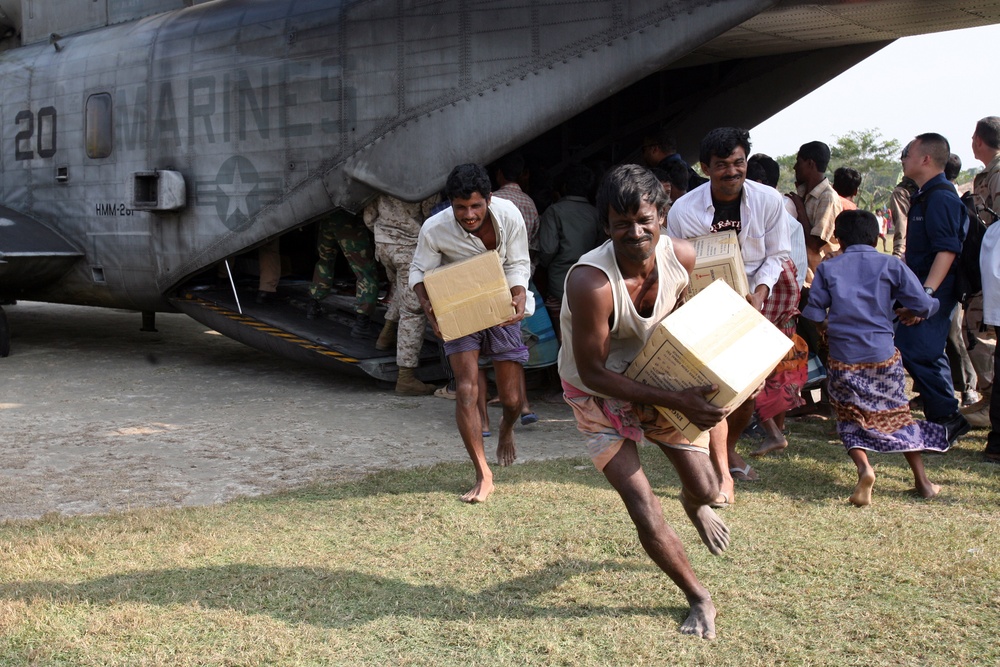 Tropical Cyclone Relief Operation, Bangladesh