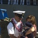 Sailor Greets Wife and Child