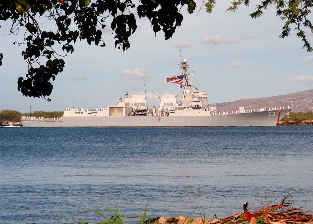 USS Chung-Hoon Returns to Port