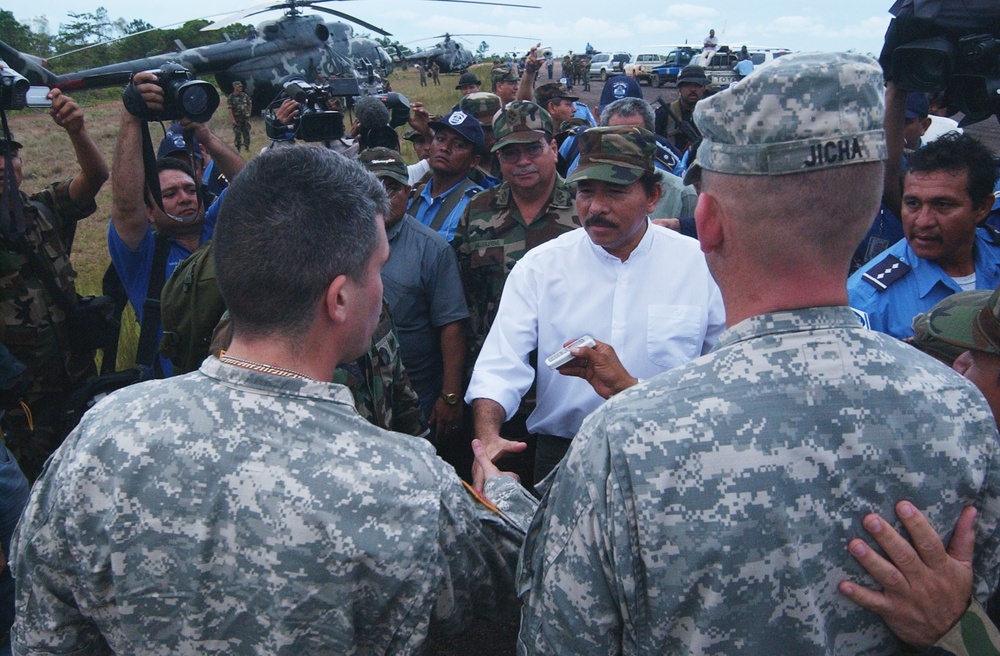 Nicaragua honors U.S. service members for hurricane relief