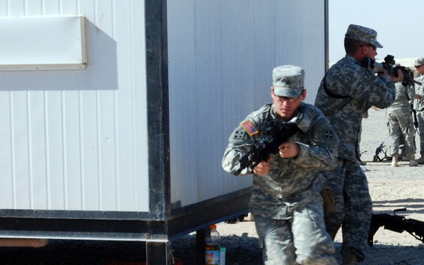 4th Infantry troops training in Kuwait