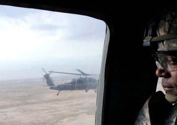 Black Hawk flight across Kirkuk