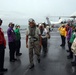 President of Guyana Bharrat Jagdeo Tours USNS Comfort