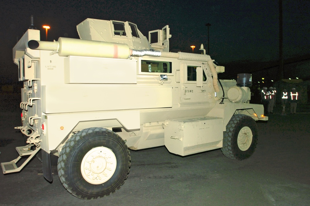 MRAPs arrive in Kuwait