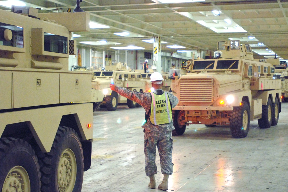 MRAPs Arrive in Kuwait