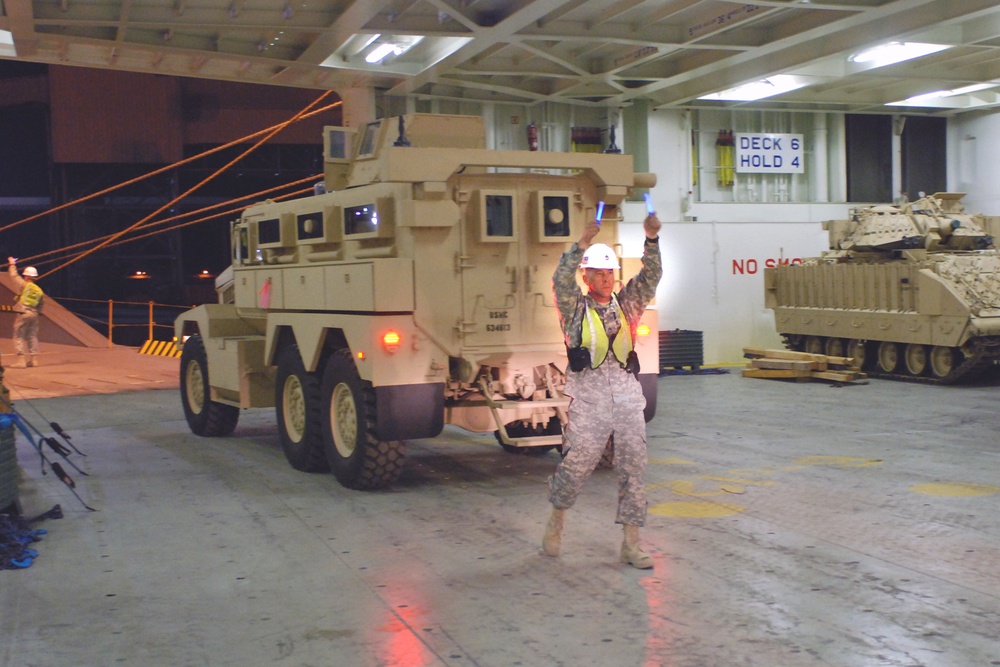 MRAPs Arrive in Kuwait