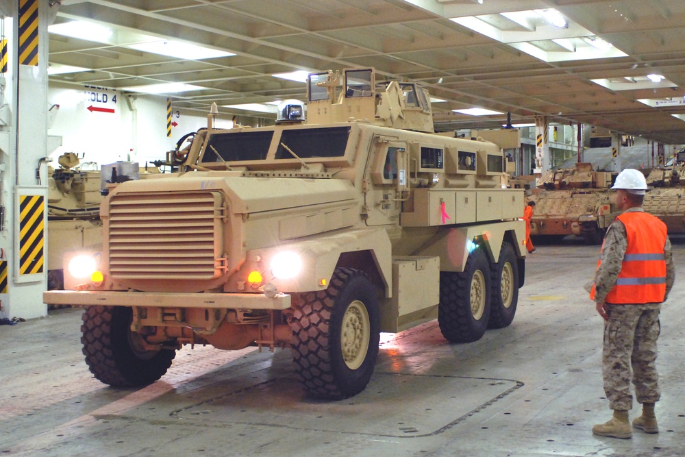 MRAPs Arrive in Kuwait