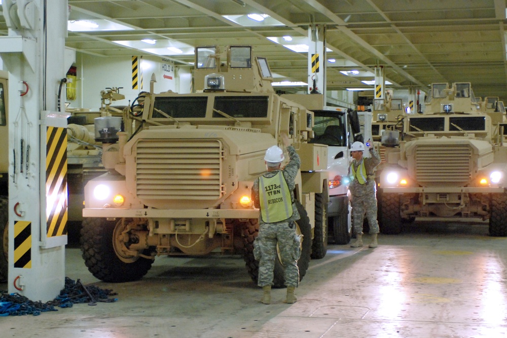 MRAPs Arrive in Kuwait