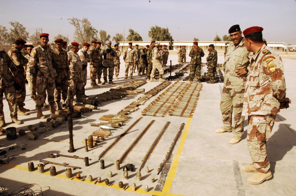 Weapons cache found in ad diwanyah, Iraq