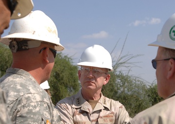 Well Drillers Welcome Distinguished Visitors to Well Site