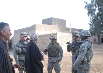 Patrolling the neighborhoods of Iraq