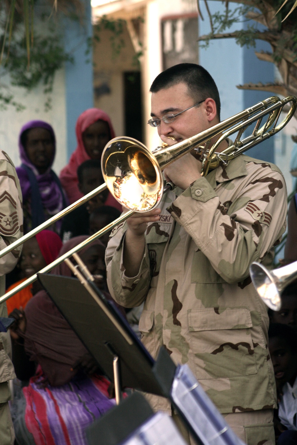 CENTAF's 'Hot Brass' Performs