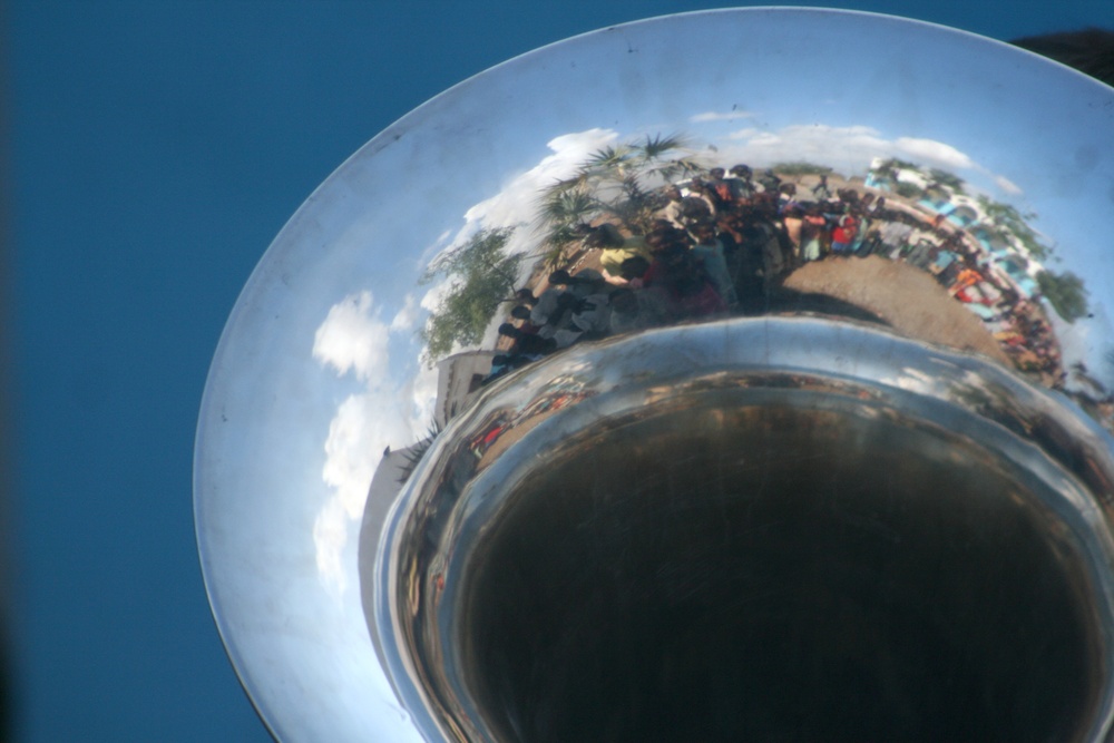 CENTAF's 'Hot Brass' Performs