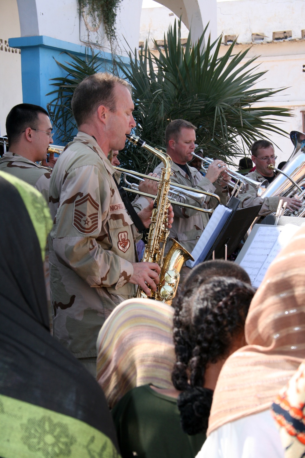 CENTAF's 'Hot Brass' Performs