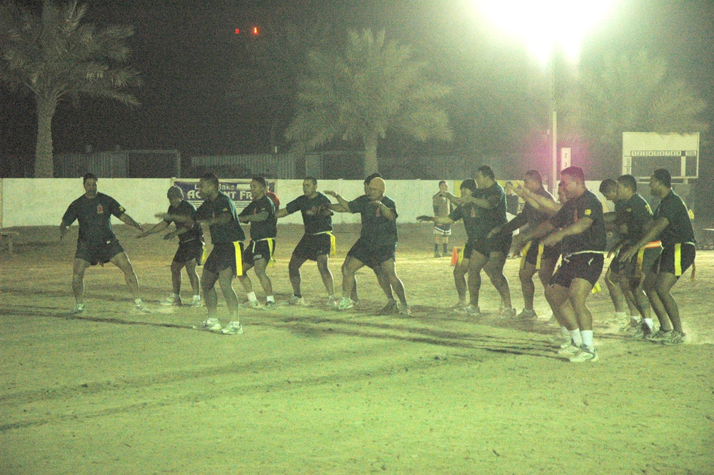 Tongan Marines Master Football in Iraq