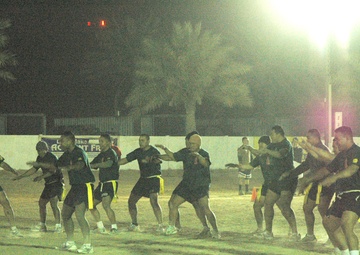 Tongan Marines Master Football in Iraq