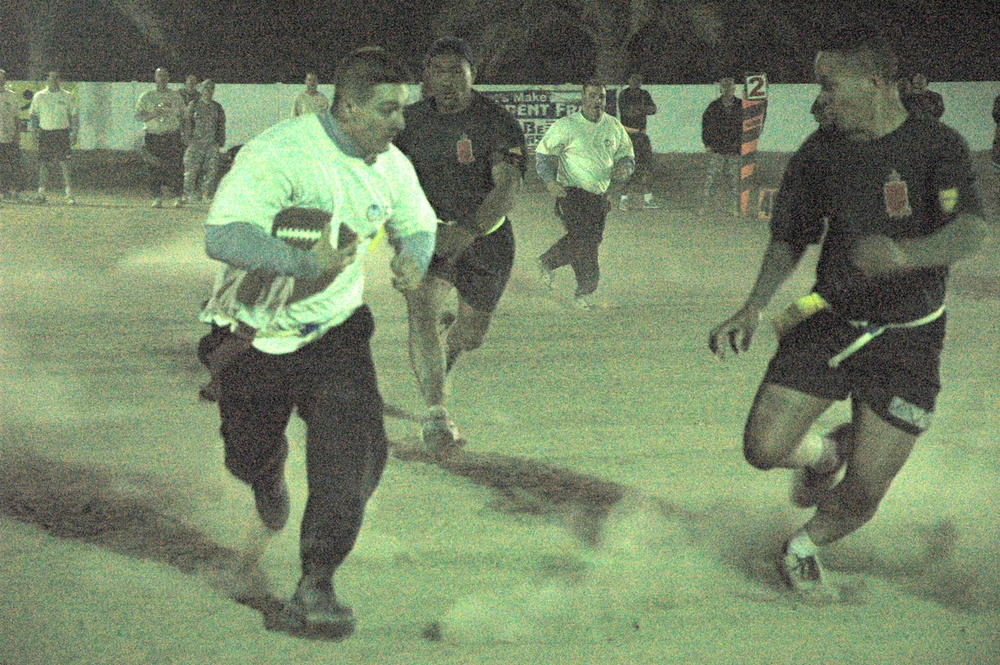 Tongan Marines Master Football in Iraq