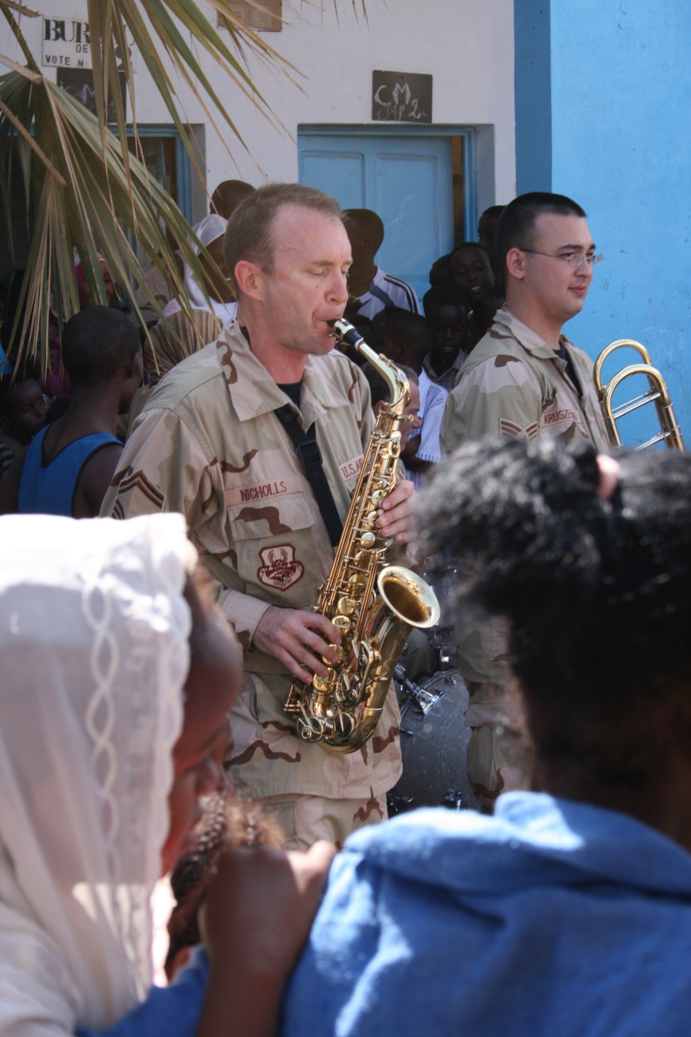 CENTAF's 'Hot Brass' Performs