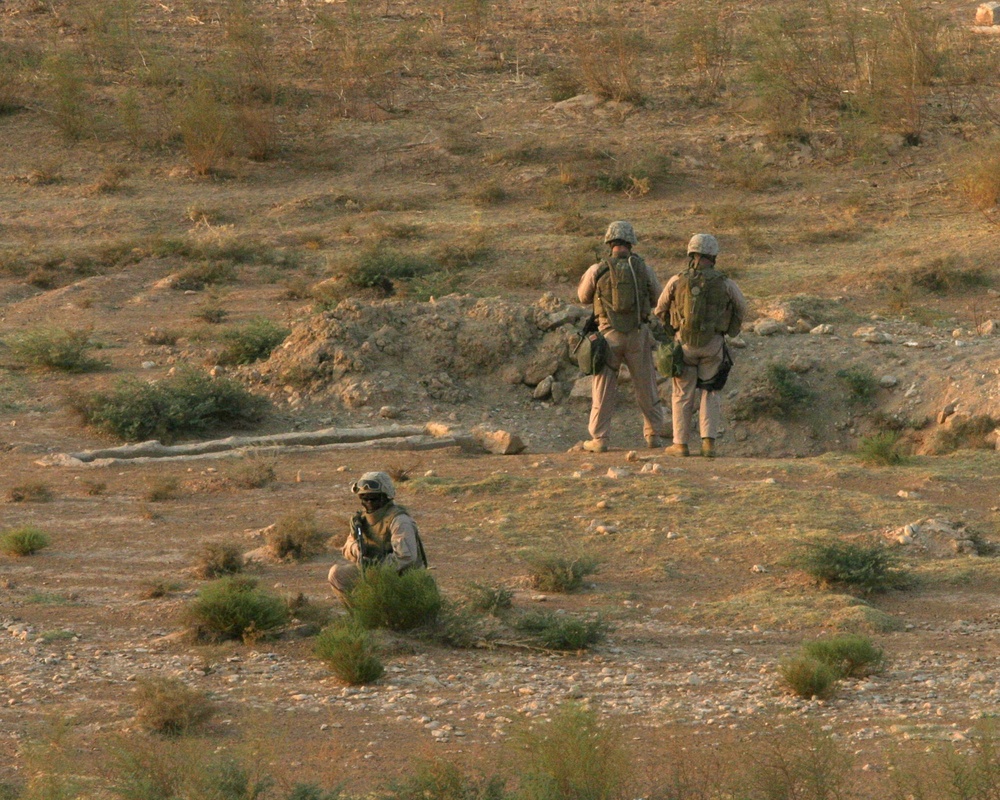 Marine Wing Support Battalion -372 Conducts a Dismounted Patrol