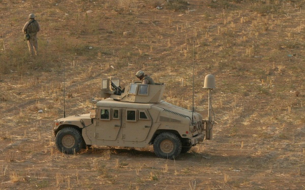 Marine Wing Support Battalion -372 Conducts a Dismounted Patrol