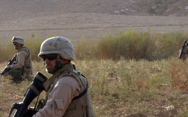 Marine Wing Support Battalion -372 Conducts a Dismounted Patrol