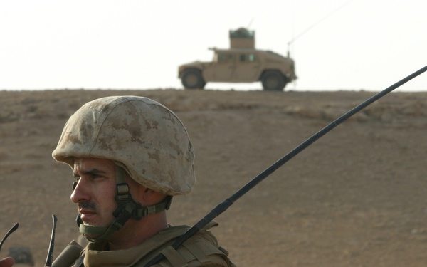 Marine Wing Support Battalion -372 Conducts a Dismounted Patrol
