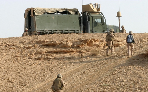Marine Wing Support Battalion -372 Conducts a Dismounted Patrol