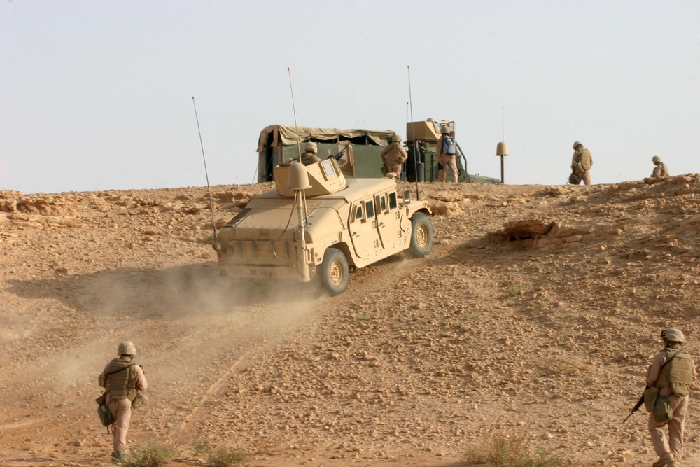 Marine Wing Support Battalion -372 Conducts a Dismounted Patrol